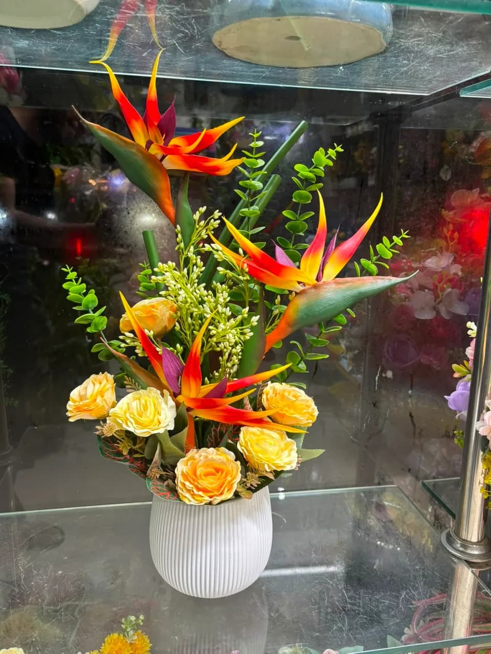 Tropical Bird of Paradise Floral Arrangement